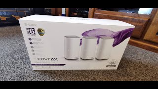 Unboxing AX1800 Dual Band Seamless Mesh WiFi 6 System 3Pack COVRX1873 [upl. by Sax]