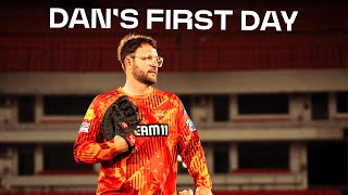 Head coach Daniel Vettoris first day  Sunrisers Hyderabad [upl. by Tennies]