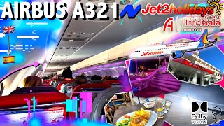 Jet2Holidays A321Neo Flight Manchester  Tenerife South HDR10 Trip Report  Hotel Gala [upl. by Davon448]