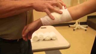 Bandaging Pressure Bandage [upl. by Naelopan]