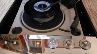 Test Vintage record player Dansette Bermuda MK2 turntable [upl. by Prevot423]