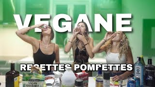 RECETTES POMPETTES VEGANE wMilaydie Cath Bastien amp Born Diva [upl. by Elwaine]