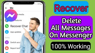 Latest 2024 How To Recover Deleted All Messages On Messenger [upl. by Jeavons184]