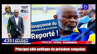 RDCVital KAMERHE Ce qu’il faut retenir de l’audience daujourdhui amp Son procès reporté au 25 mai [upl. by Ahseinet]