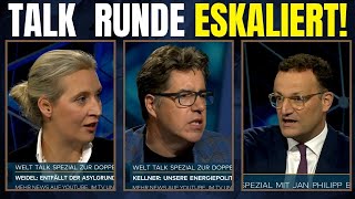 Weidel und Spahn geschockt GRÜNE WAHLVERLIERER VERDERBEN TALKSHOW [upl. by Ynner]