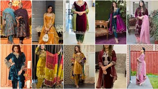 Boutique style Punjabi suitsLatest velvet suits design trending youtubevideospunjabisuits [upl. by Uziel619]