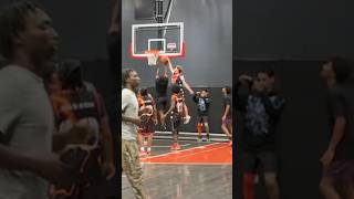 5’8” dunker blocks ​⁠Hezi God‼️ basketball verticaljump nba shorts youtubeshorts defense [upl. by Yllen335]