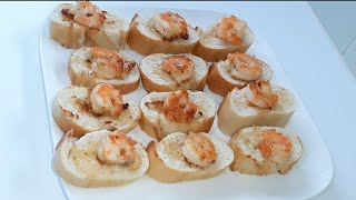 Bouchées aux crevettes  délicieux apéritif [upl. by Einnok]