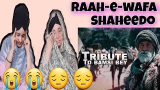 Indian reaction on Tribute to Bamsi Bey  RaheWafa ke Shaheedo  Addx zone [upl. by Bergstrom]