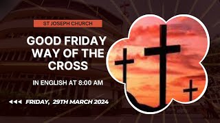 Live Way of the Cross in English by the NYG Youth at 800 am St Joseph Church Mira Road India [upl. by Naus245]