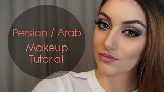 Persian  Arab makeup tutorial [upl. by Yolande]