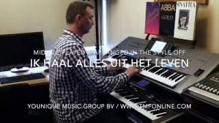 André Hazes Jr  Ik haal alles uit het leven Yamaha Tyros 5 Roland G70 By Rico [upl. by Gnuj]