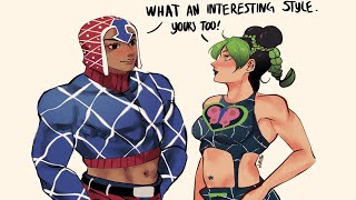 NEW JoJo Comic Dubs Stone Ocean x Golden Wind and More Part 6 JoJos Bizarre Adventure [upl. by Olympias]