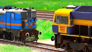 DIESEL TO ELECTRIC LOCOMOTIVE CHANGE  Train Simulator [upl. by Samohtnhoj]