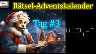 🎄3 RätselAdventskalender 9  35  0 [upl. by Nayt]