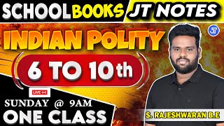 INDIAN POLITY  610TH SCHOOL BOOK  LIVE 900 AM  JT NOTES  17032024  TNPSC  RAJESHWARANS [upl. by Rhonda]