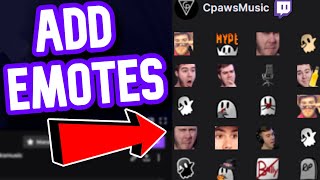 HOW TO SETUP TWITCH EMOTES✅Super Easy [upl. by Kozloski278]