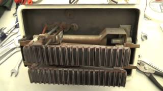 1987 Dayton Wall Furnace Burner Cleaning amp Replace Thermocouple [upl. by Aehcim]