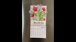 Easy Fridge Magnet Calendar [upl. by Vaules]