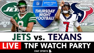 Thursday Night Football LIVE Stream Jets vs Texans NFL Week 9 Amazon Prime Free Watch Party [upl. by Kwasi]