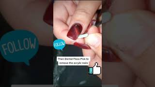 How To Take Off Acrylic Nails At Home [upl. by Housum247]