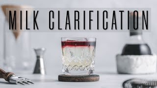 Clarified New York Sour  How to make clarified milk punch and nail it every time [upl. by Arolf]