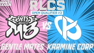 Karmine Corp vs Gentle Mates  EU RLCS Open Qualifier 2  Swiss Stage Round 1 Match Edit [upl. by Nylatsyrk]