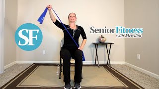 Senior Fitness  Seated Resistance Band Workout For Beginners [upl. by Aivataj]