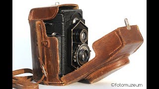 Zeiss Ikon Ikoflex Coffee Can model 85016 about 1935 Twin lens reflex camera Germany [upl. by Jacquenetta]