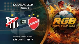 AO VIVO  CAMPEONATO GOIANO DA PRIMEIRA DIVISÃO  2024 [upl. by Linet]