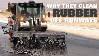 Why They Clean Rubber from Airport Runways [upl. by Bevis180]