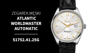 Zegarek męski Atlantic Worldmaster Automatic 517524125G  Zegarowniapl [upl. by Asirrak]