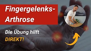 Selbstbehandlung bei FingergelenksArthrose Diese Übung hilft Dir direkt ➡️ nur 2 Minuten  Tag [upl. by Aitnahc]