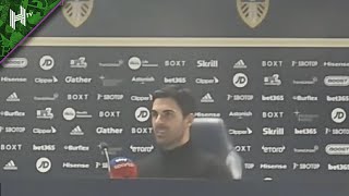 Martinelli’s passion and energy are exceptional  Leeds 14 Arsenal  Mikel Arteta press conference [upl. by Orestes450]