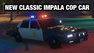 NEW Declasse Impaler LX Cruiser CUSTOMISATION Chevy Impala Cop Car GTA Online [upl. by Merceer]