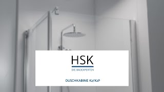 Duschkabine von HSK  Serie K2 und K2P [upl. by Eilac]