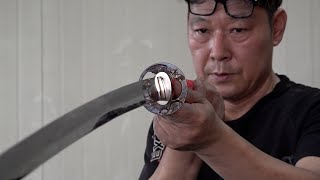 Process of Making a HandForged Katana Korean Swordsmith with 30 Years of Experience [upl. by Datnow]