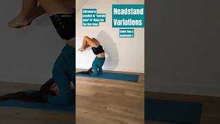 Headstand Variations yoga yogaathome yogapractice exercise headstand homeworkout balance [upl. by Alletnahs]