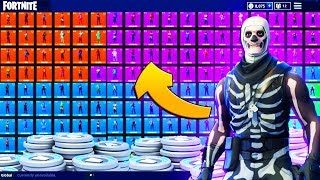 RAREST 2000 FORTNITE SKIN LOCKER TOUR  Fortnite Battle Royale [upl. by Nayd]