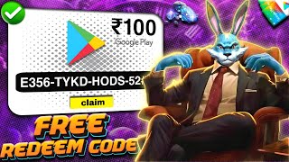 Free ₹100 Redeem Code🔥😍New Free Google Play Redeem Code App✅✌️ [upl. by Mylan]