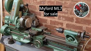 Myford ML7 lathe for sale with demonstration [upl. by Koran]