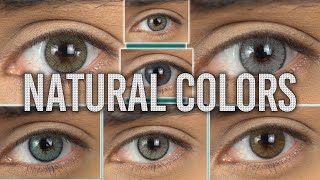 All Solotica Natural Colors  Colored Contact Lenses [upl. by Posner52]