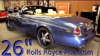 Rolls Royce Phantom Drophead with 26quot custom rims [upl. by Westhead]