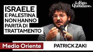 Patrik Zaki quotIsraele e Palestina non hanno parità di trattamentoquot [upl. by Orapma]