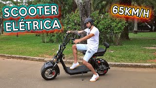 TESTANDO A SCOOTER ELÃ‰TRICA MAIS RÃPIDA TESTE DE VELOCIDADE  65KMH [upl. by Annai]