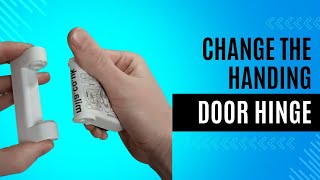 How to change the handing of a Pro Linea uPVC door hinge composite hinge [upl. by Nivrad429]