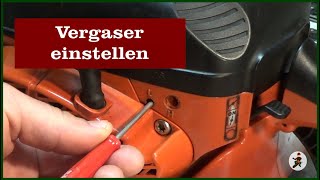 Vergaser einstellen bei Kettensäge von Dolmar [upl. by Megan555]