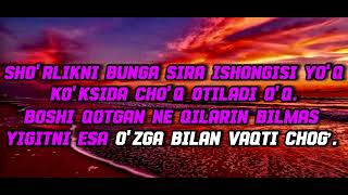 Shoxrux rep Okean Lyrics [upl. by Mungo]