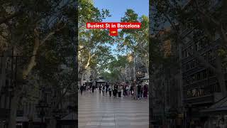 LAS RAMBLAS STREET IN BARCELONA SPAIN🇪🇸 [upl. by Sadoff]