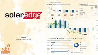 SEDG SolarEdge Q2 2024 Earnings Conference Call [upl. by Gaillard]